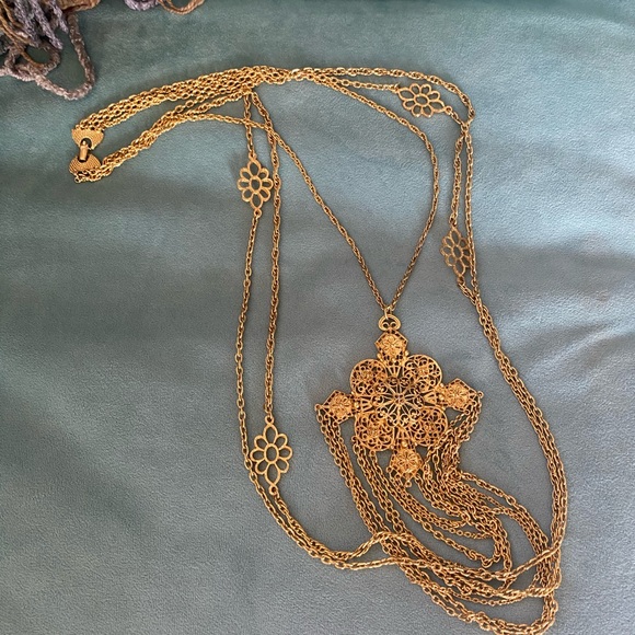 Vintage Trifari Necklace Costume 1960's